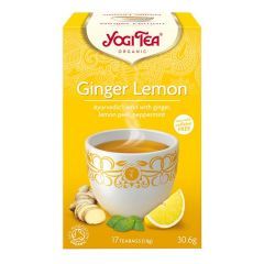 Yogi Tea Ginger Lemon - Τσάι με Τζίντζερ & Λεμόνι 30.6gr, 17 Φακελάκια